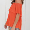 Bardot Top Off The Shoulder Ruffles Tops - Image 4