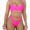 Bikini Swimsuit Straps Neck Raised Waist Sexy Swimming Suits - Image 5