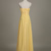 Blush Strapless Backless Chiffon Draped Flower A Line Long Wedding Party Bridesmaid Dress - Image 21