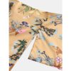 Bohemian Floral Print V Neck Belted Mini Dress Cardigans - Image 4