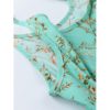 Bohemian Floral Strapless Sleeve Print Beach Holiday Midi Dress - Image 6