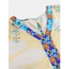 Bohemin Floral Bandage Print Tassel Patch Beach Dress - Image 3