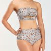 Leopard Printed Lace Up Polyester Bras Lingerie - Image 3