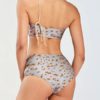 Leopard Printed Lace Up Polyester Bras Lingerie - Image 4