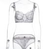 Bridal Lingerie Women Lace Bra With Panties - Image 4