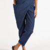 Casual Belt Harem Pants Irregular  Zipper Loose Trousers