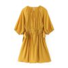 Casual Elastic Waist Bow Tie Chic Party Mini Dress - Image 2