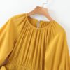 Casual Elastic Waist Bow Tie Chic Party Mini Dress - Image 3