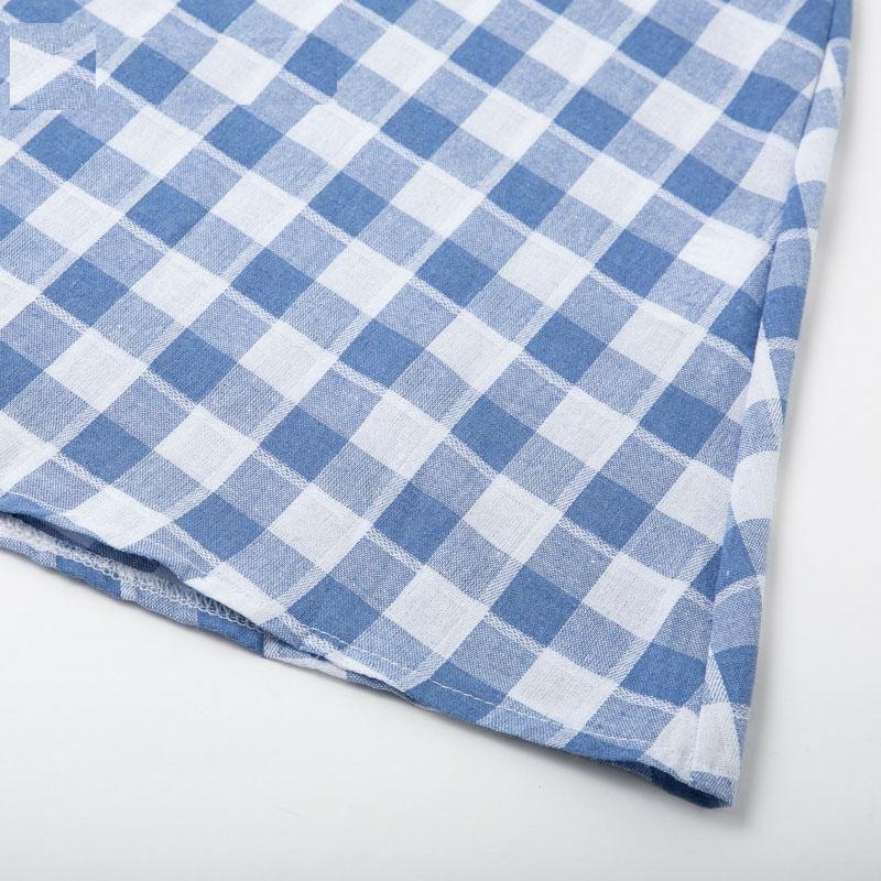 Casual Plaid Spaghetti Strap High Street V Neck Sundress - Image 10