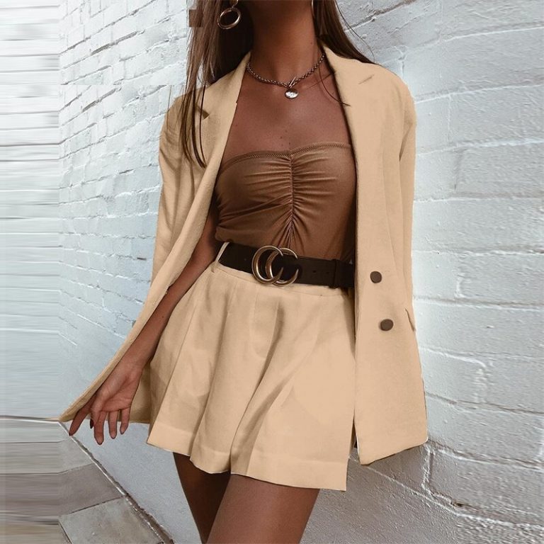 Casual Street Wear Elastic Waist Shorts - Image 2