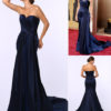 Celebrity Dresses Satin Ruched Sweetheart Neck Evening Dress Inspired By Sandra Bullock At Oscar