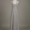 Chiffon Flower Crewneck A Line Long Wedding Party Bridesmaid Dress - Image 23