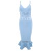 Elegant Mermaid Sleeveless Elastic Bandage Bodycon Dress - Image 5
