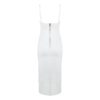 Elegant Sexy V Neck Feathers Party Bodycon Dress - Image 3