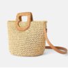 Fashion Big Tote Knitted Straw Beach Handbags - Image 6