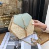 Fashion Hexagon Multi Style Handmade Woven Beach Handbags