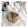 Fashion Hexagon Multi Style Handmade Woven Beach Handbags - Image 7
