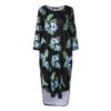 Floral Print Casual Sleeve Midi Dress with Pockets - Image 3