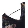 Floral Print V Neck Short Sleeves Casual Loose Long Maxi Dress - Image 9