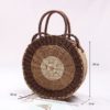 Fresh Rattan Woven Straw Rope Knitted Beach Bag - Image 5
