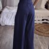 High Waist Trousers Casual Loose Wide Leg Pants with Pockets - Image 6