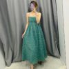 Hollow Out Backless Flower A Line Party Dress
