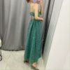 Hollow Out Backless Flower A Line Party Dress - Image 4