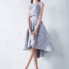 Strapless A Line Party Dresses High Low Cocktail Dresses With Jacket - Image 2