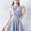 Strapless A Line Party Dresses High Low Cocktail Dresses With Jacket - Image 5