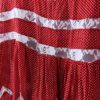 Lace Patchwork O-neck Polka Dot Hollow Sleeveless Mini Dress - Image 7