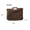 Large Capacity Ladies Hot Straw Beach Handbags - Image 5