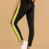 Leggings For Women Comfortable Two Tone Polyester Leggings - Image 2