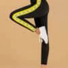 Leggings For Women Comfortable Two Tone Polyester Leggings - Image 3