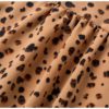 Leopard Print Ruffles Vintage Puff Sleeve Casual Shirt - Image 10