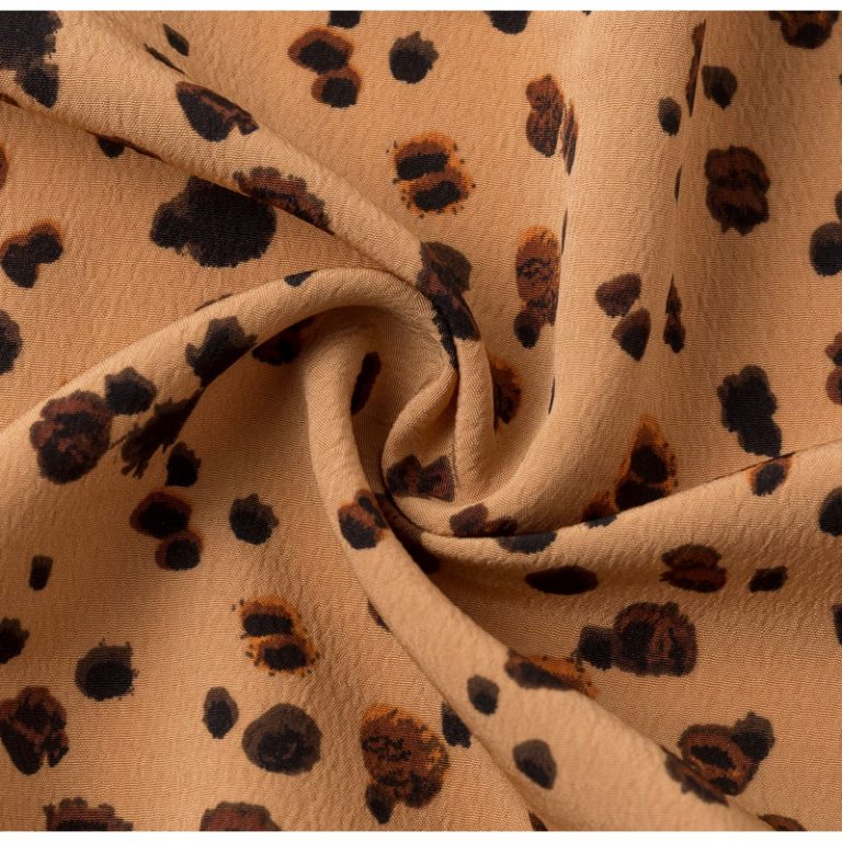 Leopard Print Ruffles Vintage Puff Sleeve Casual Shirt - Image 11