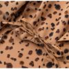 Leopard Print Ruffles Vintage Puff Sleeve Casual Shirt - Image 7