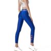 Letters Printed Shiny Sport Leggings - Image 2