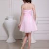 Lovely Strapless A-line Bow Tulle Elegant Cocktail Dress - Image 6