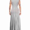 Maxi Dresses Sleeveless Cotton Blend Floor Length Dress - Image 3