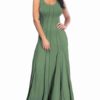 Maxi Dresses Sleeveless Cotton Blend Floor Length Dress - Image 4