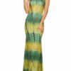 Maxi Dresses Sleeveless Printed Jewel Neck Polyester Long Dress - Image 4