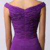 Off Shoulder Ruched Chiffon Bridesmaid Dress - Image 5