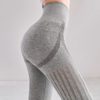 Sexy Cut Out High Waist Slim Exercise Sportswear Leggings - Image 2