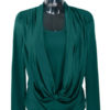 Sexy Long Sleeve T Shirt Knotted T Shirt - Image 4