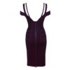 Sexy Open Back Zipper Bandage Evening Party Club Mini Dress - Image 6