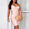 Sexy Rayon HL Elastic Bandage Bodycon Mini Dresses - Image 13