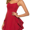 Sexy Skater Cotton Blend Straps Neck Sexy Sleeveless Flared Dresses - Image 4