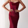 Sexy Sleeveless Cross Backless Slim Bodycon Slit Party Dress - Image 17