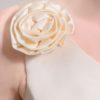 Short One-Shoulder Satin Bridesmaid Dress - Image 9