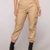 Solid Color High Elastic Waist Casual Harem Pants - Image 2